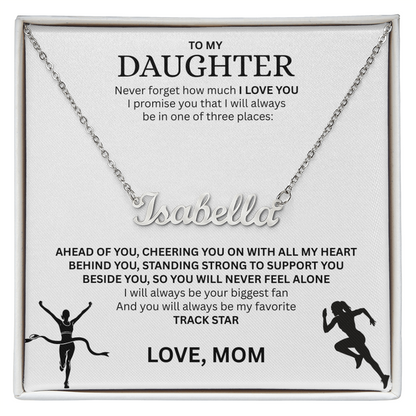 Reward the heart of a winner with a "Custom Name Necklace"