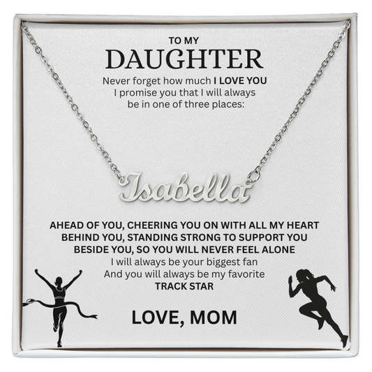 Reward the heart of a winner with a "Custom Name Necklace"