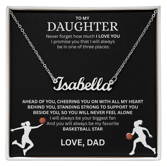 Personalize this "Custom Name Necklace" for your star player