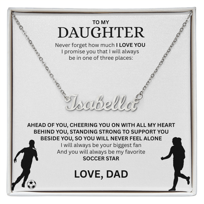 Honor her with this "Custom Name Necklace"