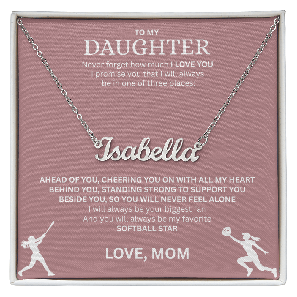 Surprise your Champion with a "Custom Name Necklace"