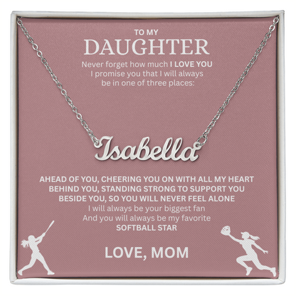 Surprise your Champion with a "Custom Name Necklace"