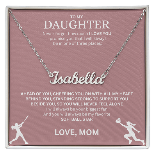 Surprise your Champion with a "Custom Name Necklace"