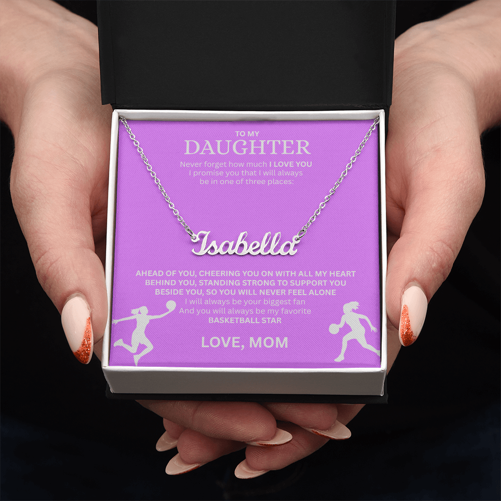 Personalize this "Custom Name Necklace" for your star player