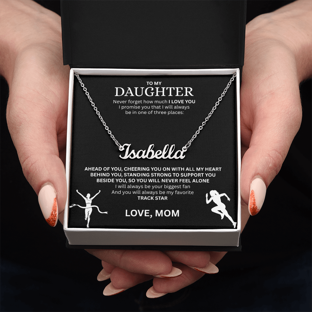 Reward the heart of a winner with a "Custom Name Necklace"