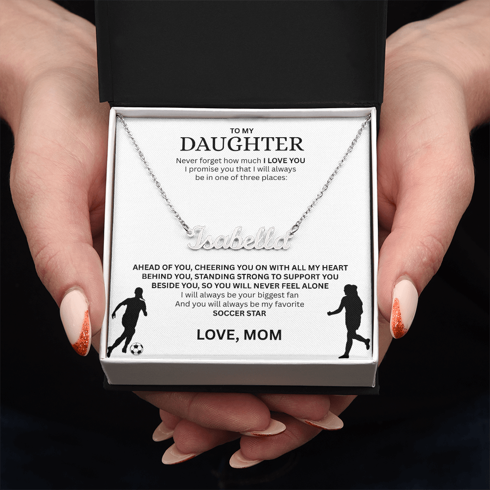 Honor her with this "Custom Name Necklace"