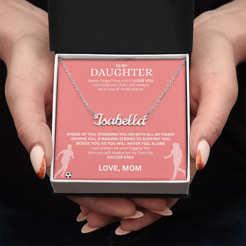 Honor her with this "Custom Name Necklace"