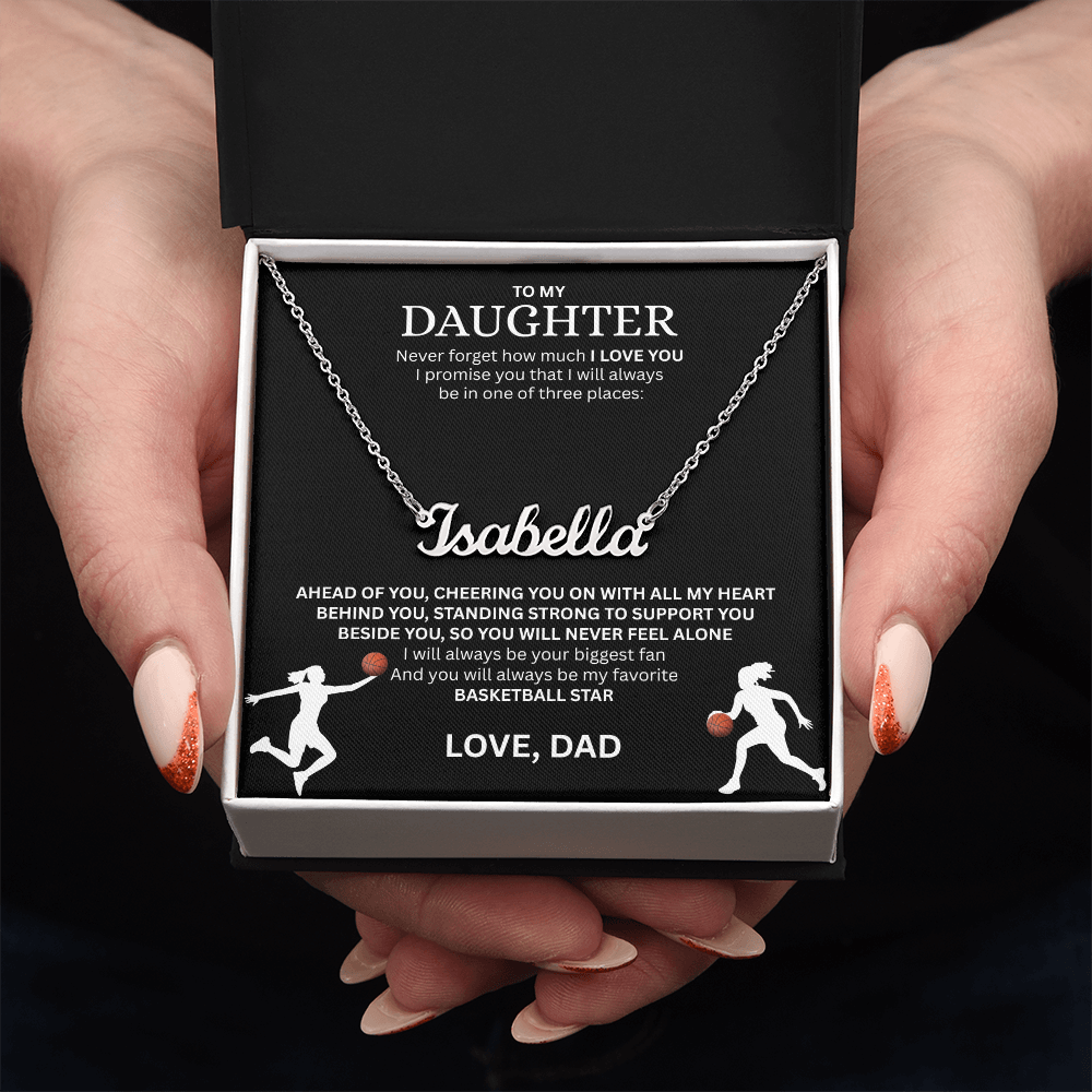 Personalize this "Custom Name Necklace" for your star player