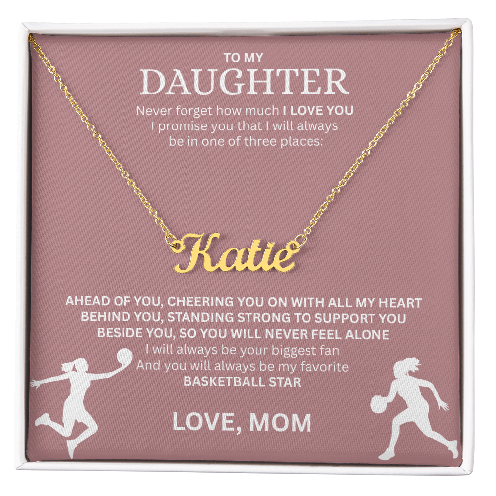 Personalize this "Custom Name Necklace" for your star player