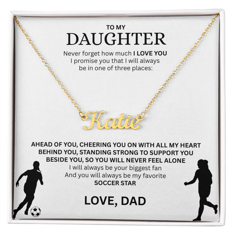 Honor her with this "Custom Name Necklace"