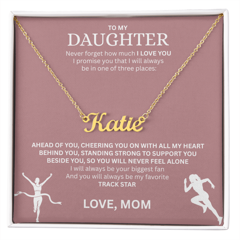 Reward the heart of a winner with a "Custom Name Necklace"