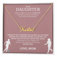Honor her with this "Custom Name Necklace"