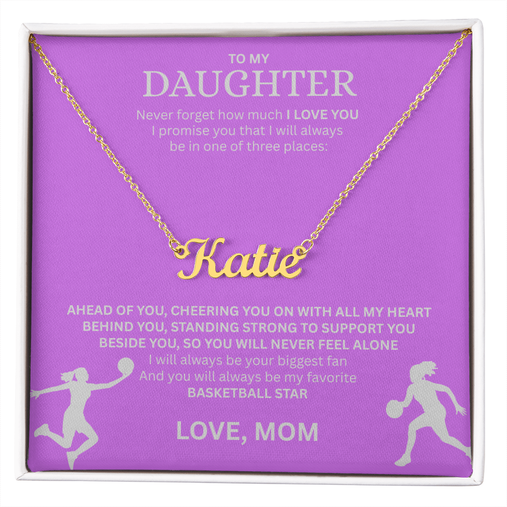 Personalize this "Custom Name Necklace" for your star player