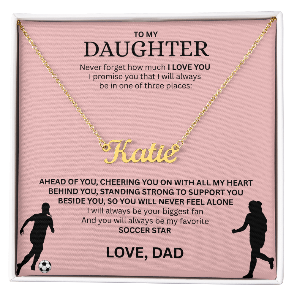 Honor her with this "Custom Name Necklace"