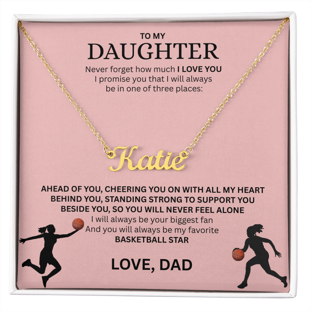 Personalize this "Custom Name Necklace" for your star player