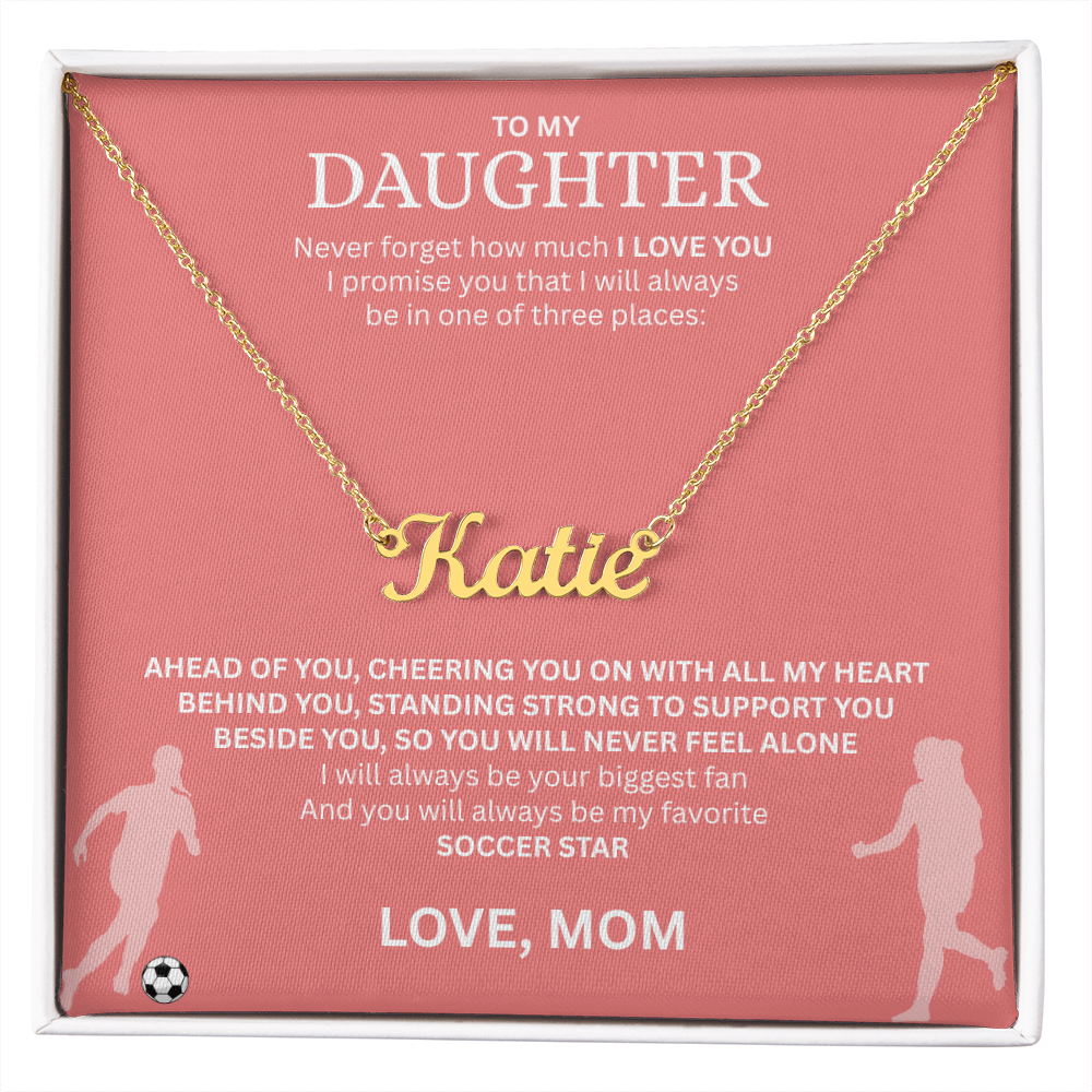 Honor her with this "Custom Name Necklace"