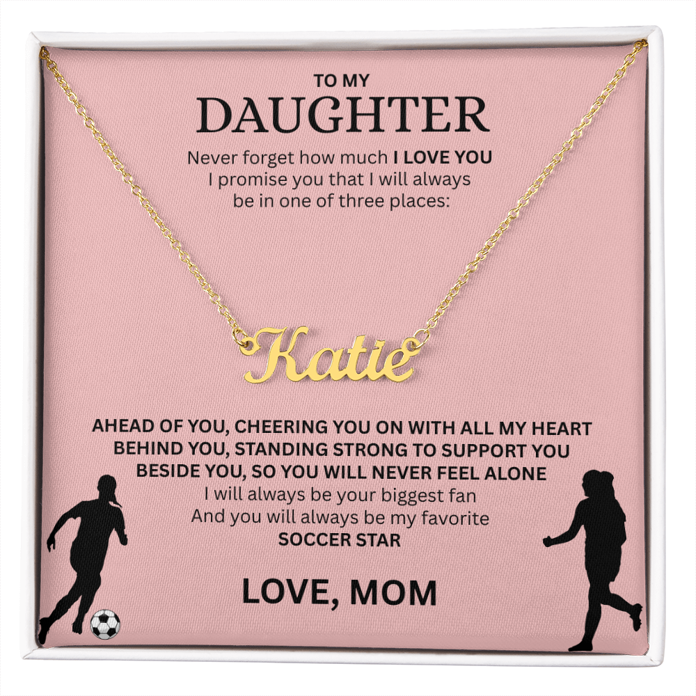 Honor her with this "Custom Name Necklace"