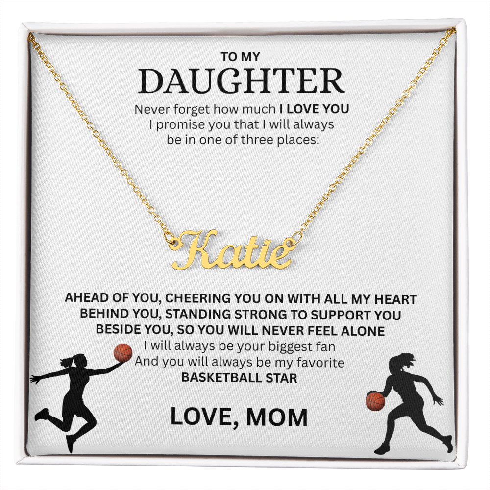 Personalize this "Custom Name Necklace" for your star player