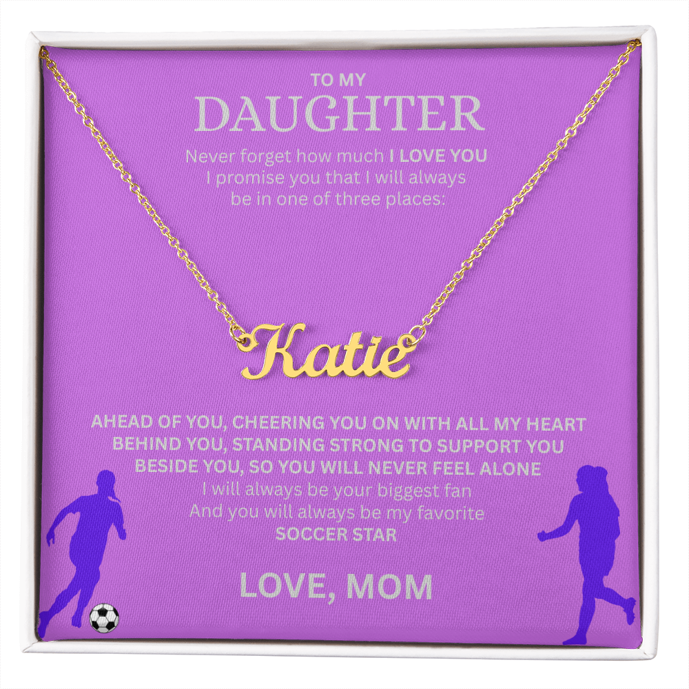 Honor her with this "Custom Name Necklace"