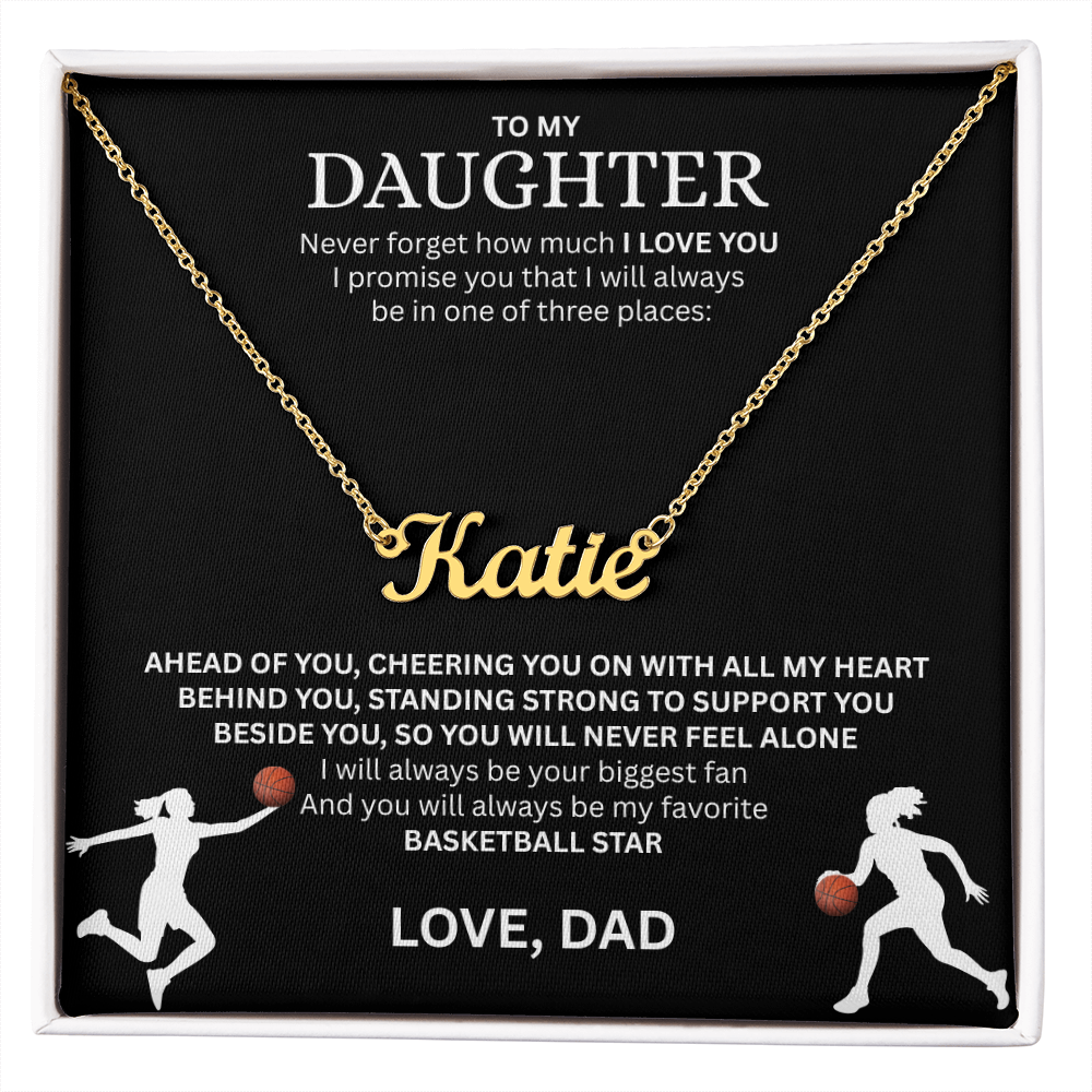 Personalize this "Custom Name Necklace" for your star player