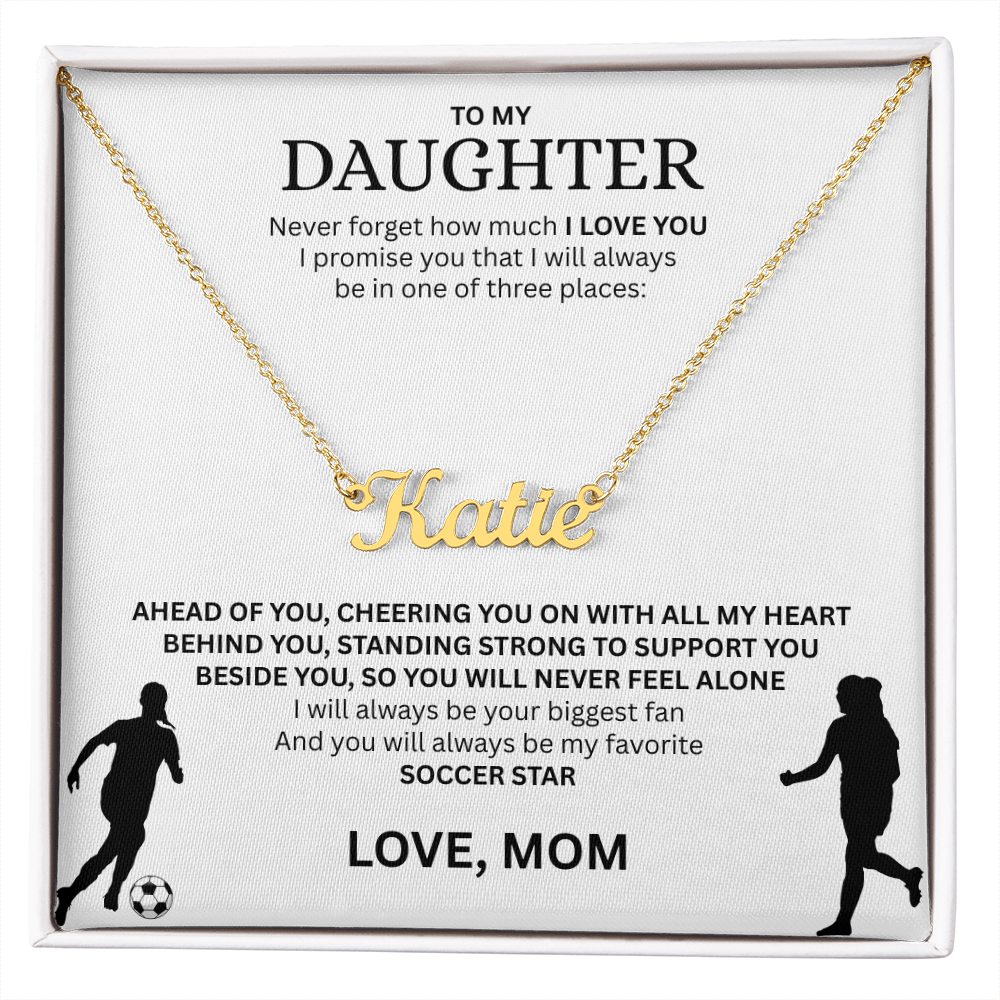Honor her with this "Custom Name Necklace"