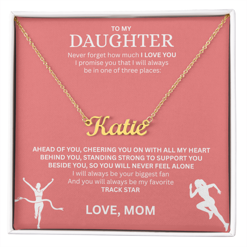 Reward the heart of a winner with a "Custom Name Necklace"