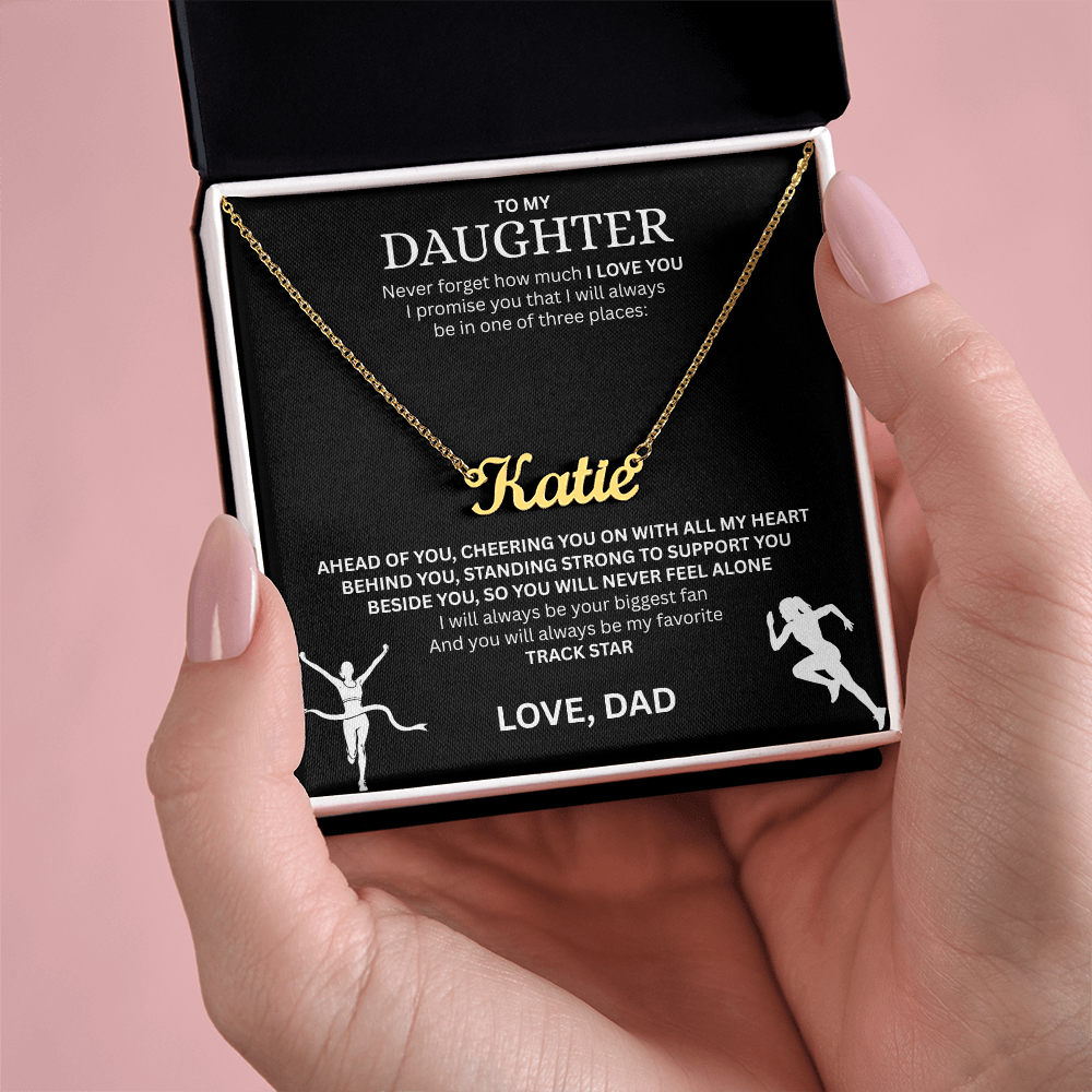 Reward the heart of a winner with a "Custom Name Necklace"