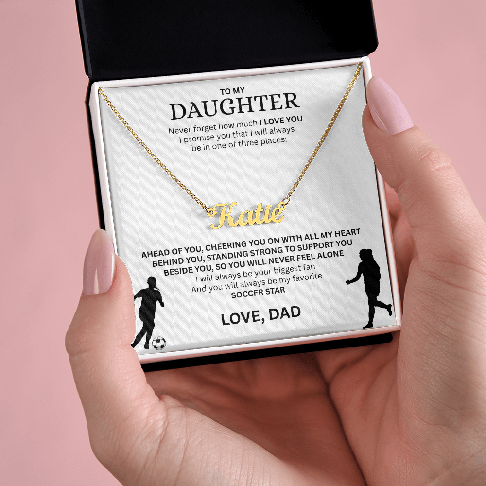 Honor her with this "Custom Name Necklace"