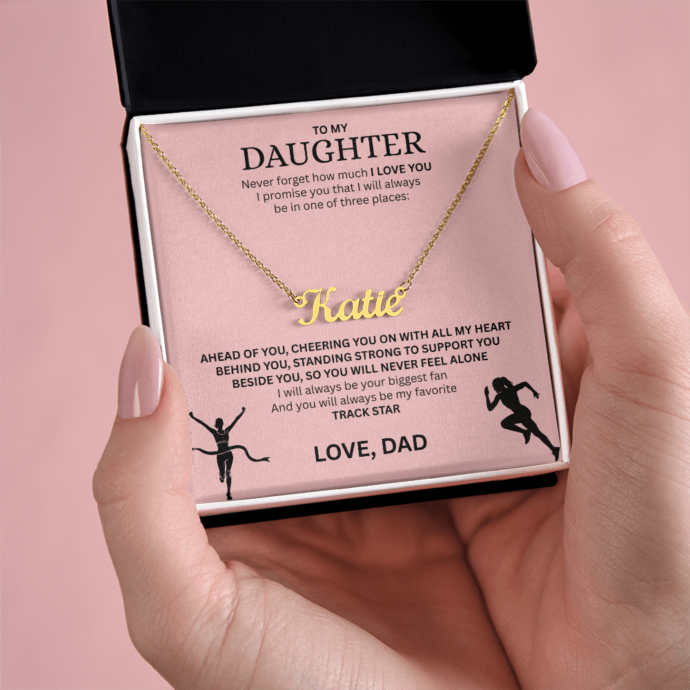 Reward the heart of a winner with a "Custom Name Necklace"