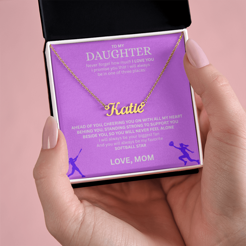 Surprise your Champion with a "Custom Name Necklace"