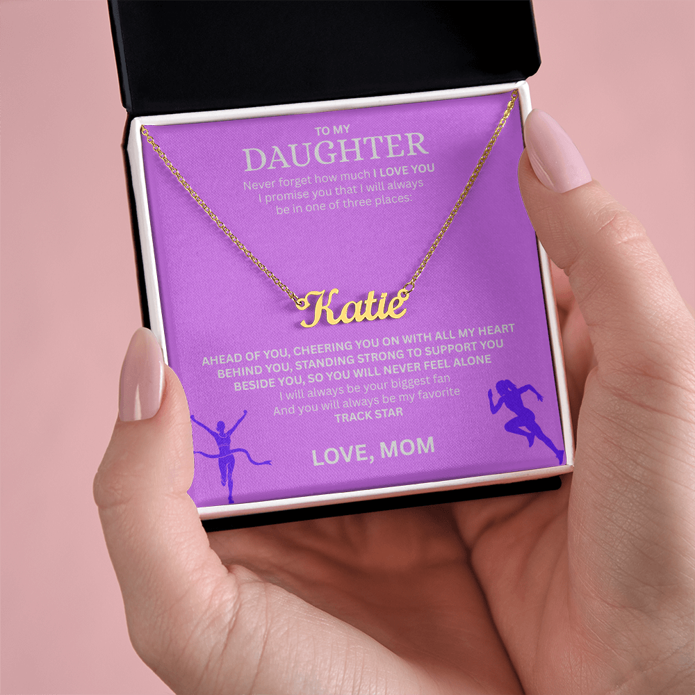 Reward the heart of a winner with a "Custom Name Necklace"