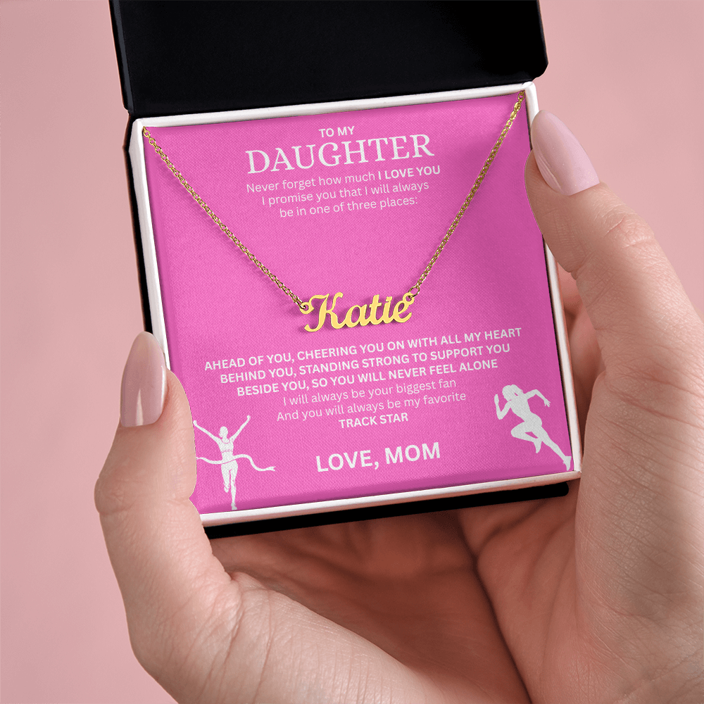 Reward the heart of a winner with a "Custom Name Necklace"