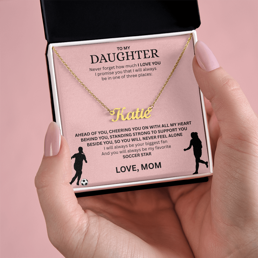 Honor her with this "Custom Name Necklace"