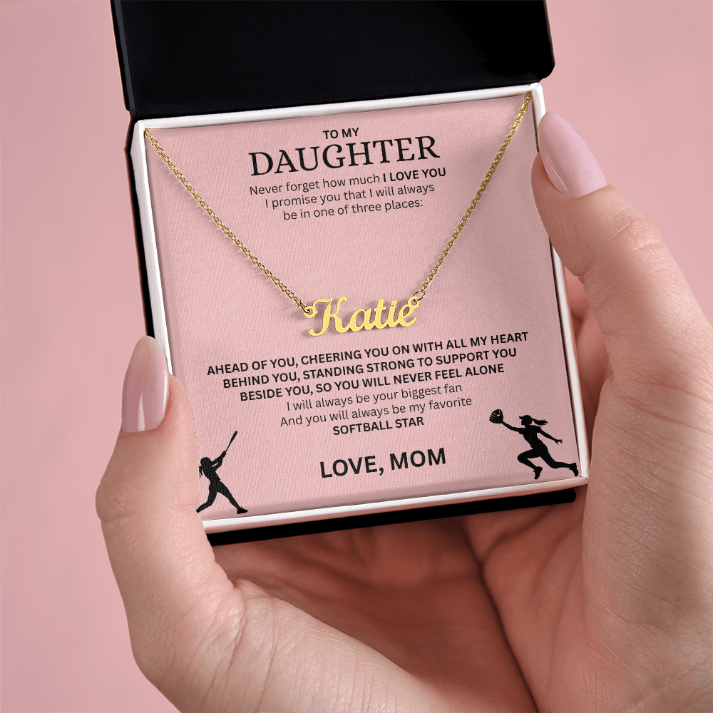 Surprise your Champion with a "Custom Name Necklace"