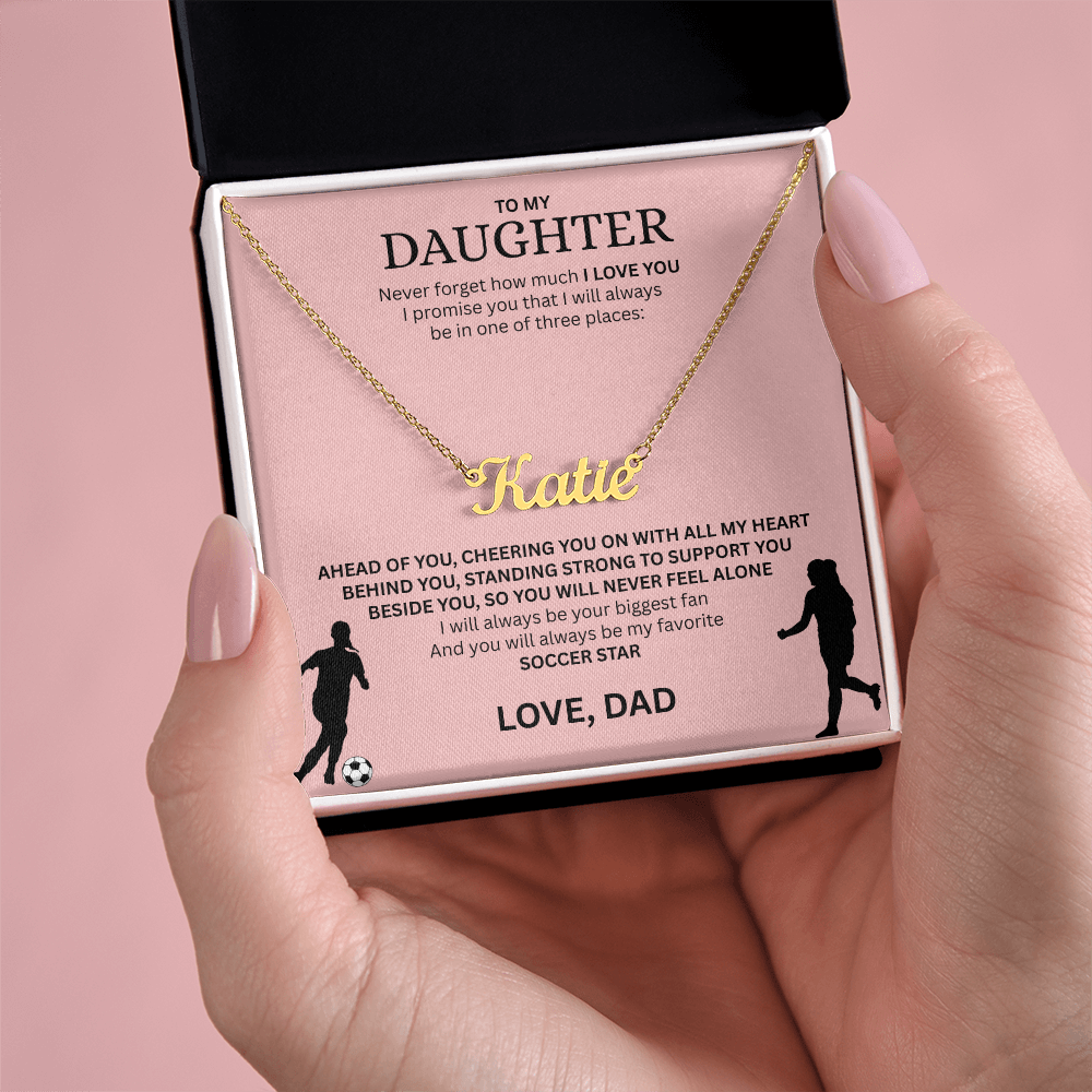 Honor her with this "Custom Name Necklace"