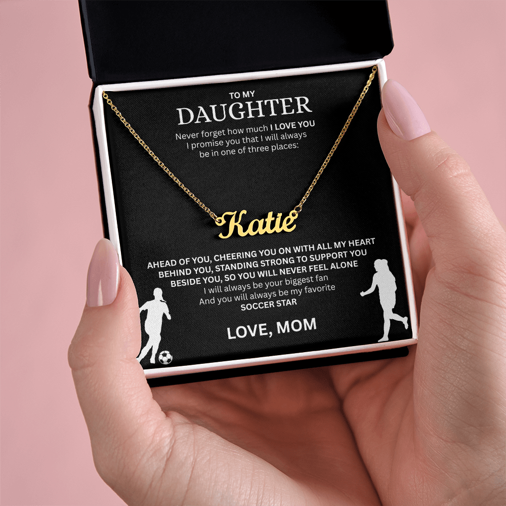 Honor her with this "Custom Name Necklace"