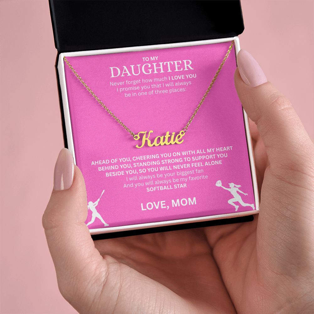 Surprise your Champion with a "Custom Name Necklace"