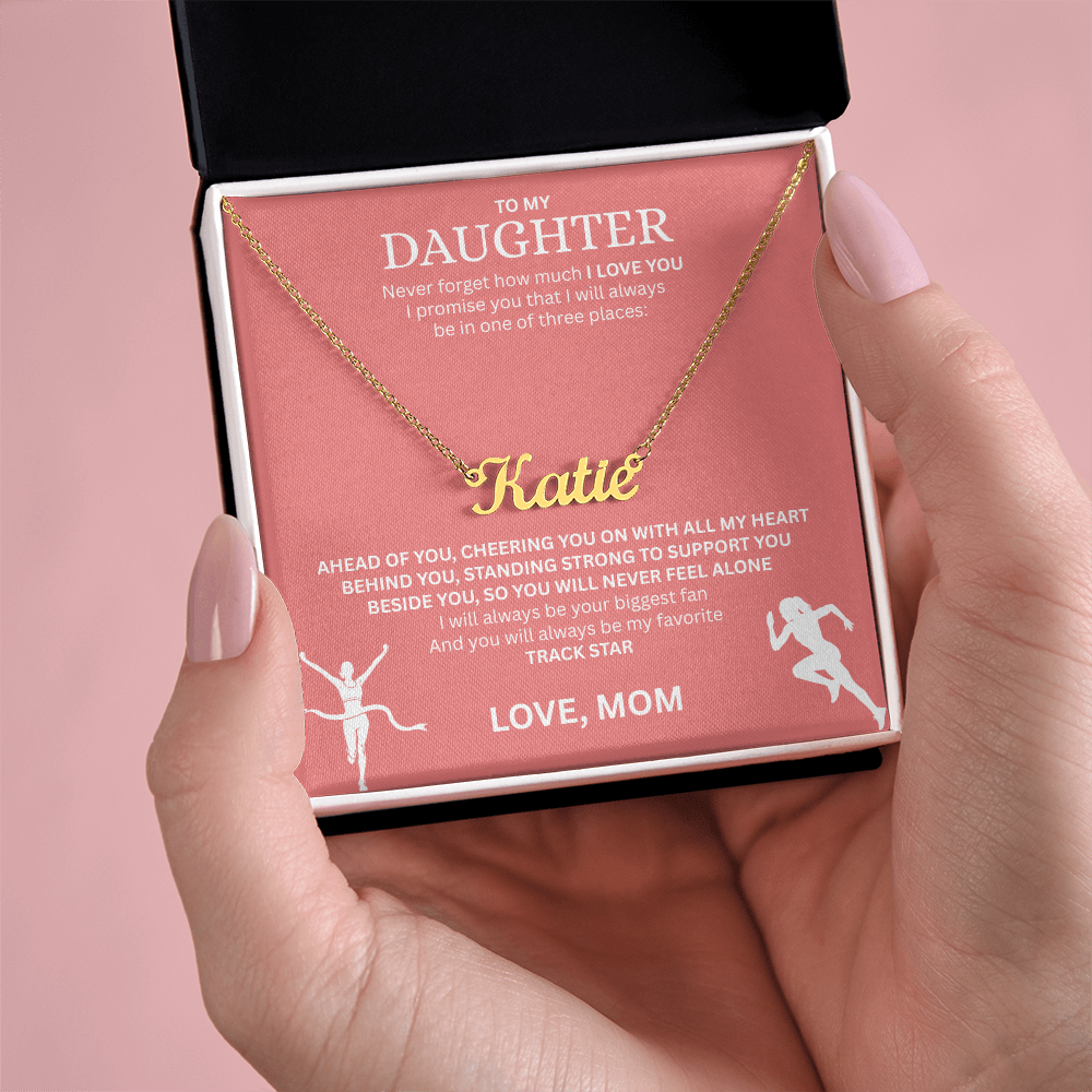 Reward the heart of a winner with a "Custom Name Necklace"