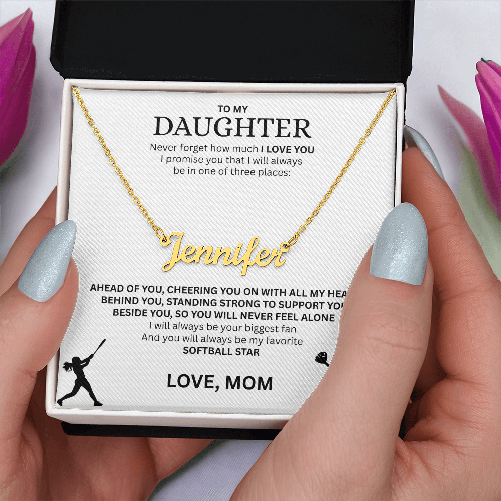 Surprise your Champion with a "Custom Name Necklace"