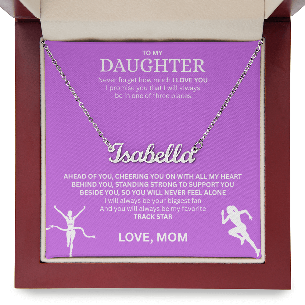 Reward the heart of a winner with a "Custom Name Necklace"