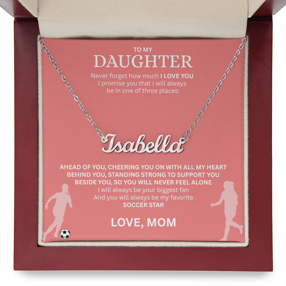 Honor her with this "Custom Name Necklace"