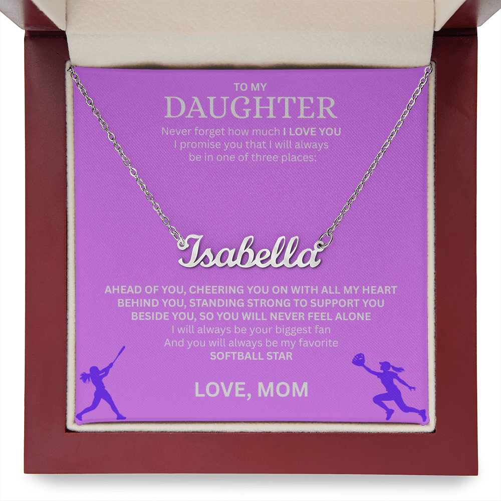 Surprise your Champion with a "Custom Name Necklace"