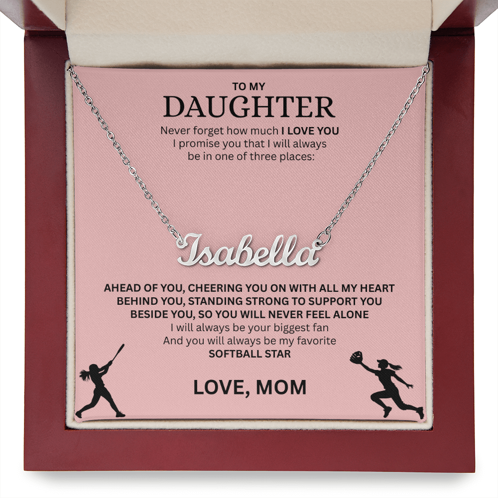 Surprise your Champion with a "Custom Name Necklace"