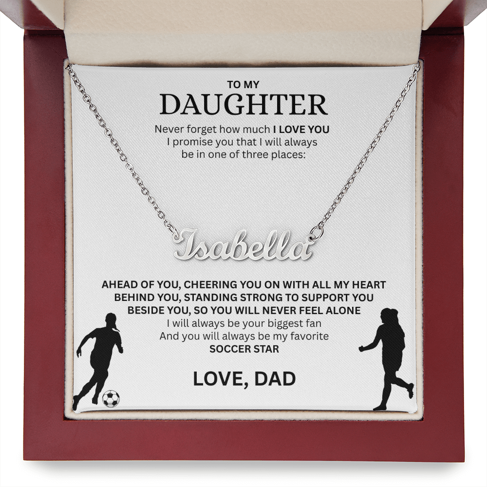 Honor her with this "Custom Name Necklace"