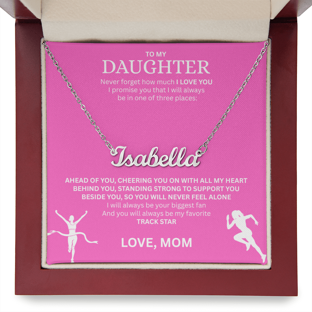 Reward the heart of a winner with a "Custom Name Necklace"