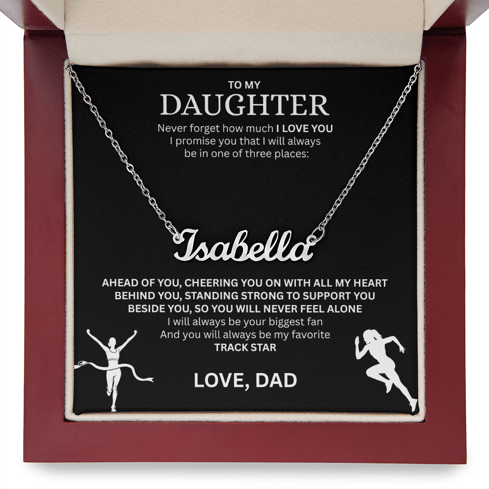 Reward the heart of a winner with a "Custom Name Necklace"