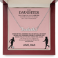 Honor her with this "Custom Name Necklace"