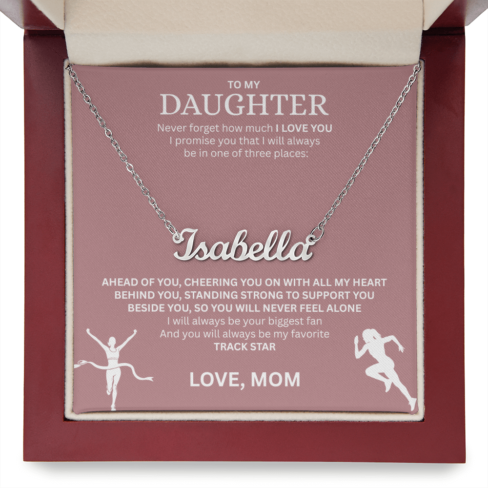 Reward the heart of a winner with a "Custom Name Necklace"