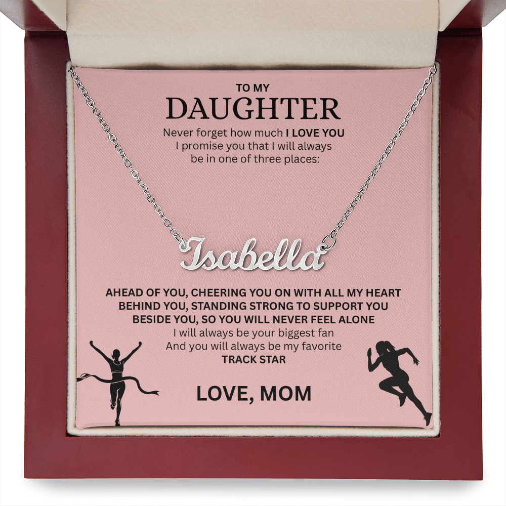 Reward the heart of a winner with a "Custom Name Necklace"