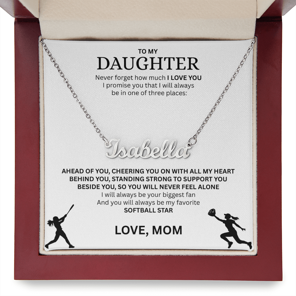Surprise your Champion with a "Custom Name Necklace"